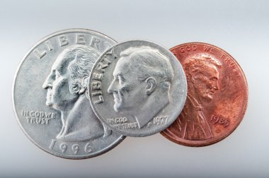 Some U.S. coins clipart