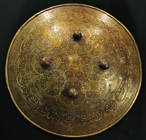 Escudo oriental medieval — Fotografia de Stock