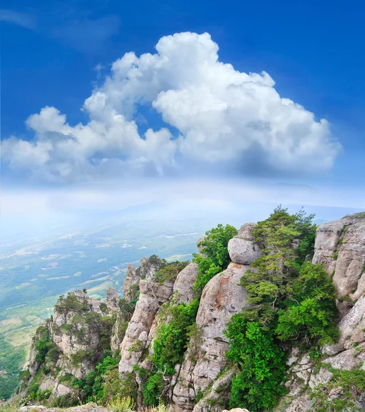 View from the mountains — Stock Photo, Image
