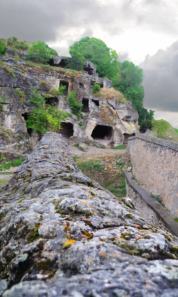 Ερείπια της αρχαίας σπήλαιο πόλης — Φωτογραφία Αρχείου