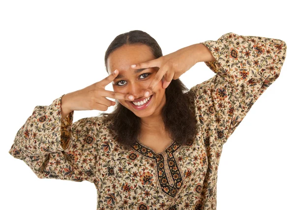 stock image Young girl in eastern dress