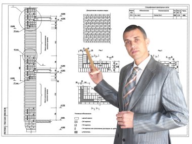 The professional architect clipart