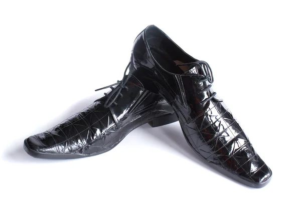 Mannens modellering skor — Stockfoto