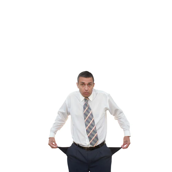 The businessman-loser — Stock Photo, Image