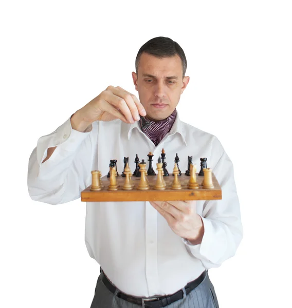 Jogador de xadrez — Fotografia de Stock