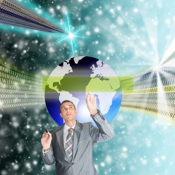 The highest the technology Internet — Stock Photo, Image