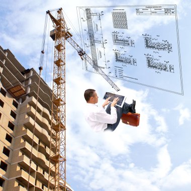 The newest building technologies clipart