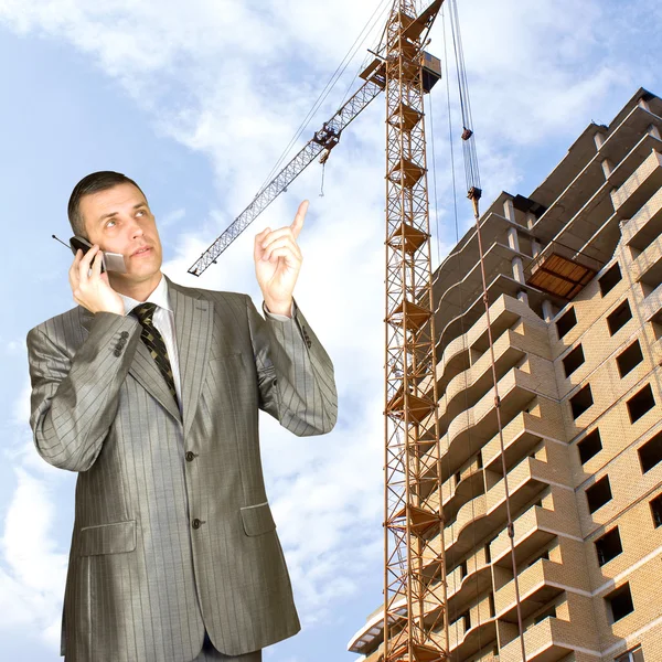Engineering designing of residential buildings — Stock Photo, Image