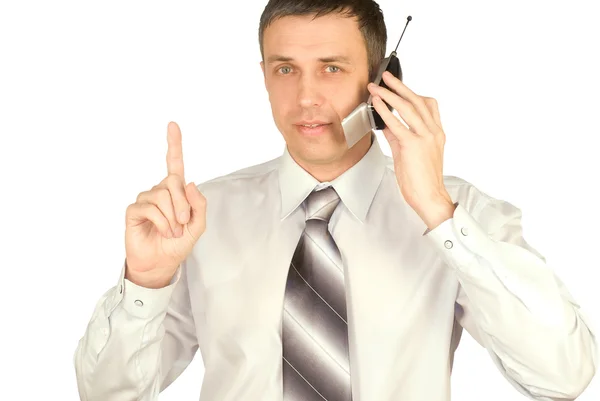 Mobile Cellular Communication Always Allows Make Urgent Phone Call — Stock Photo, Image