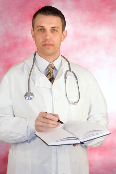 Der praktizierende Arzt — Stockfoto
