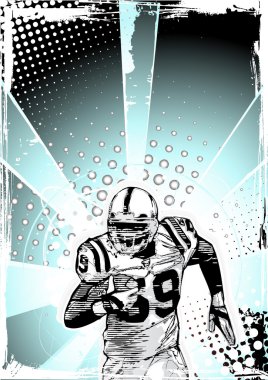 American football background clipart