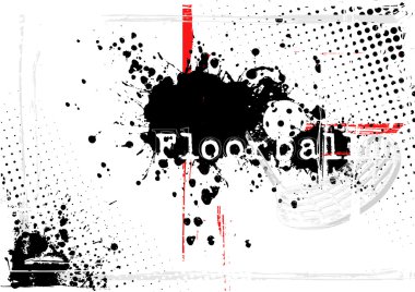 Floorball background clipart