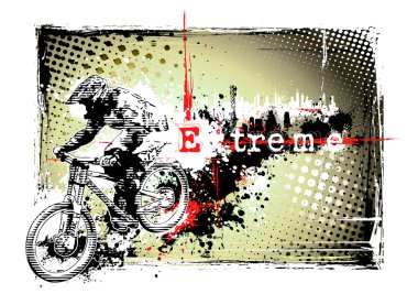 Biker frame clipart