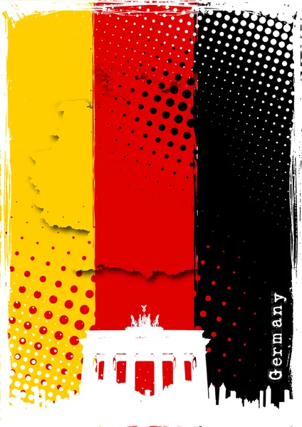 Germania poster — Vettoriale Stock