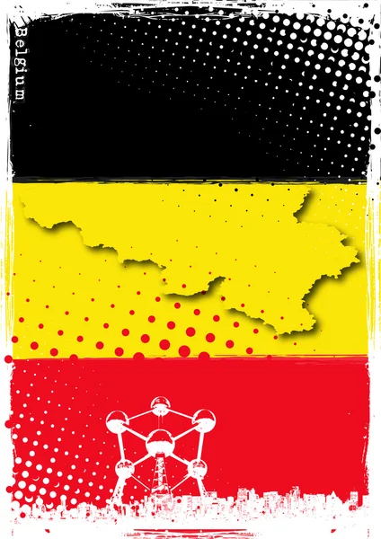 Плакат Бельгії — стоковий вектор