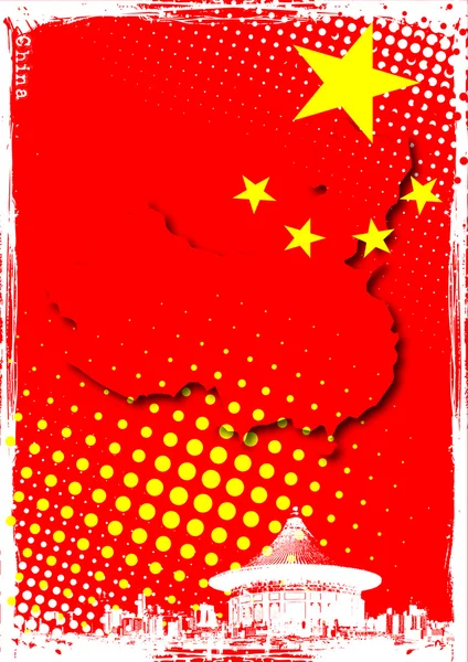 中国的海报 — 图库矢量图片