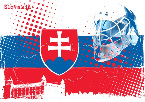 Ishockey VM Slovakien 2011 — Stock vektor
