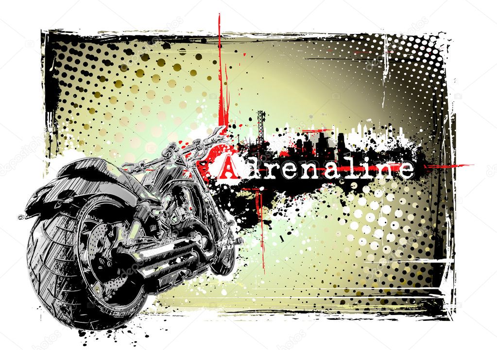 Adrenaline motorbikebike poster