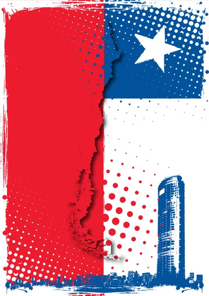 Αφίσα της Χιλής — Διανυσματικό Αρχείο