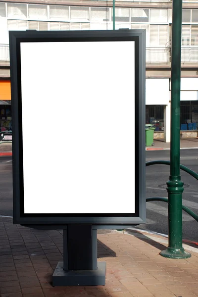 コピースペースのある空白の看板 — ストック写真