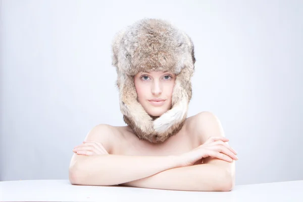 Fur hat — Stock Photo, Image