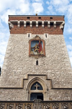 The Florian Gate, Krakow. clipart