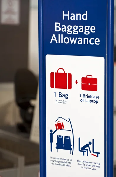 Baggage allowance. — Stock Photo, Image