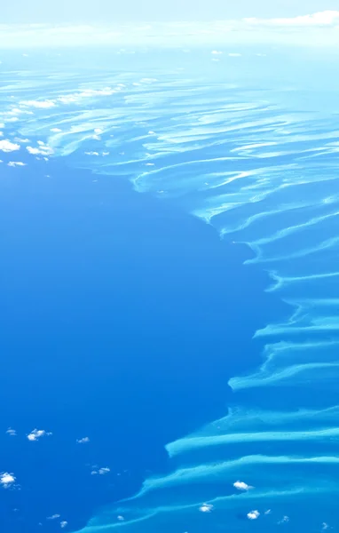 stock image Flying over The Bahamas.