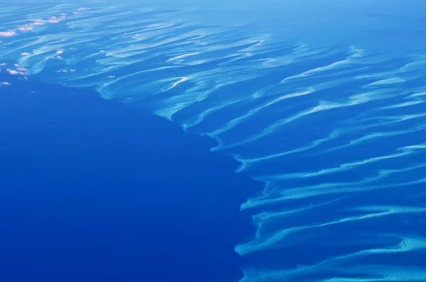 Flug über die Bahamas. — Stockfoto
