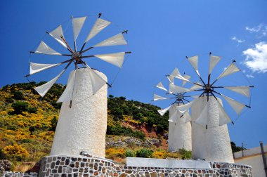 Windmills. clipart