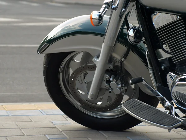 Motorcykeln rullar. — Stockfoto