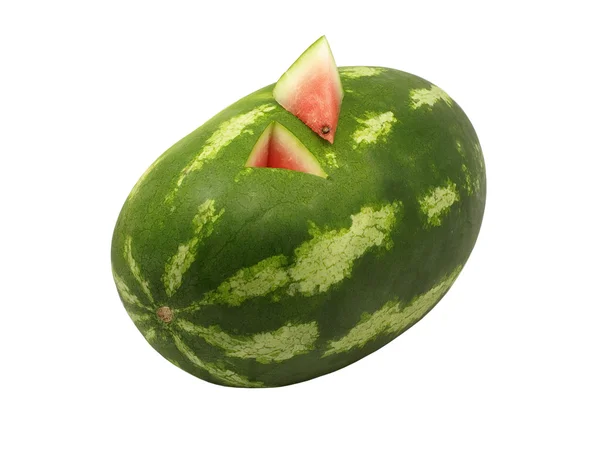 Melon d'eau. Isolé . — Photo