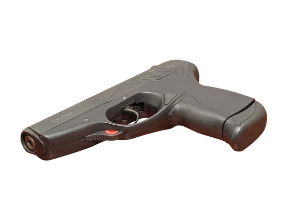 Black pistol.Isolated. — Stock Photo, Image