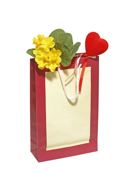 Bolsa de regalo de San Valentín — Foto de Stock