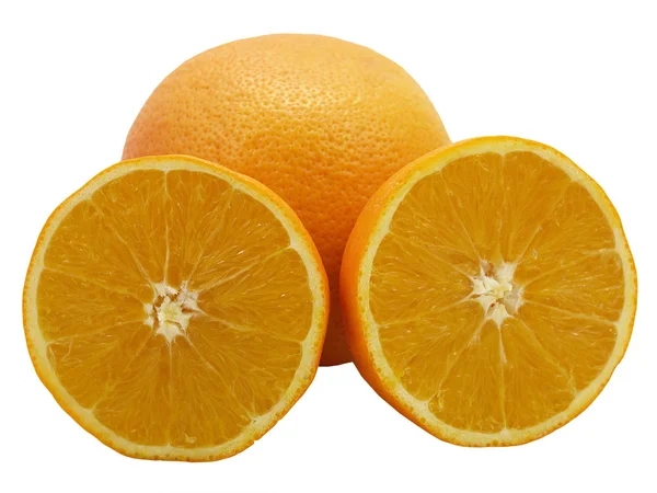 Orangen.isoliert. — Stockfoto