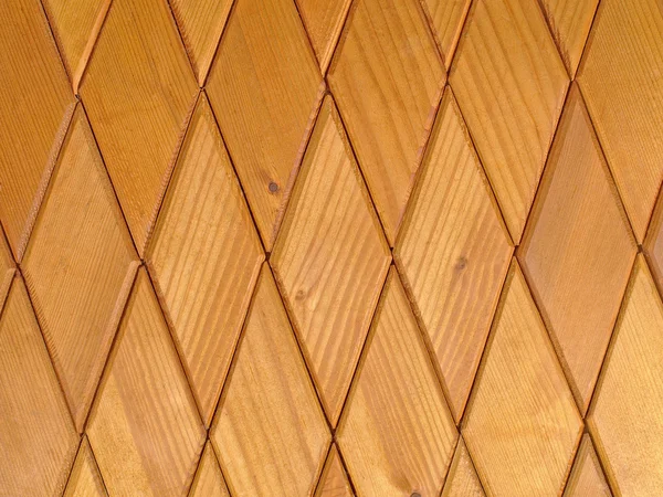 Background Made Closeup Rhombus Wooden Tiles — Stock Photo, Image