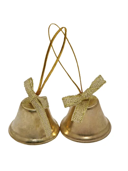 Christmas bells.Isolated. — Stock Photo, Image