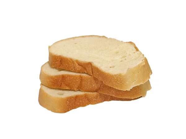 Три ломтика хлеба. — стоковое фото