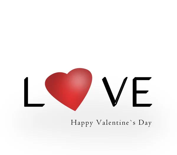 Знак Сердце День Святого Валентина — стоковое фото