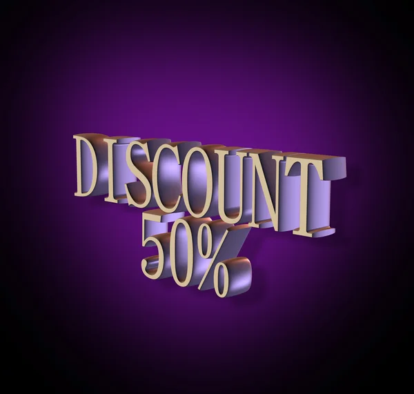 Discount Sign — Stock Photo, Image