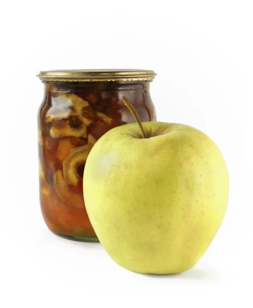 Apple och apple sylt — Stockfoto