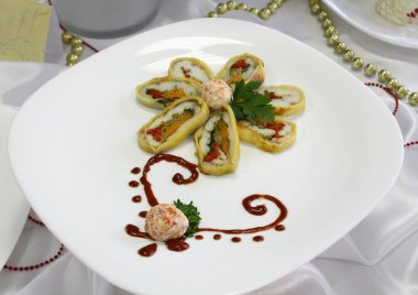 soğuk meze balık makarna