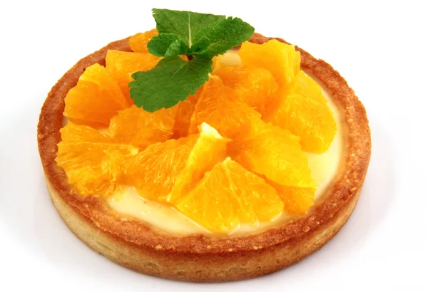 Pastel con naranja — Foto de Stock