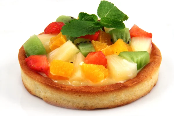 Cake with fruits — Stock Photo, Image