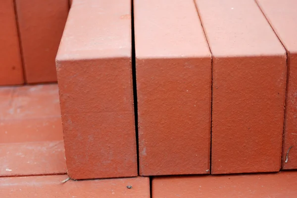 stock image Brick a stack of bricks as a background in close-up