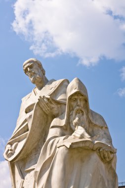 Monument of Saints Cyril and Methodius clipart