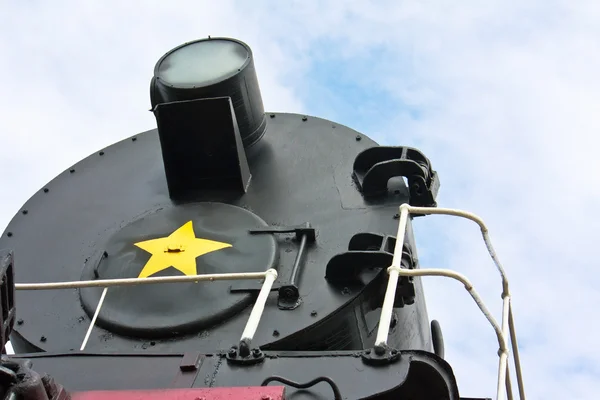 Détail de locomotive à vapeur vintage — Photo