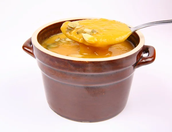 stock image Pumpkin soup