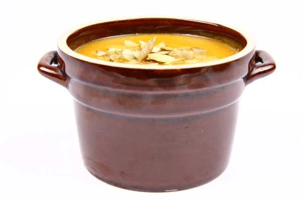 Dýňová polévka — Stock fotografie