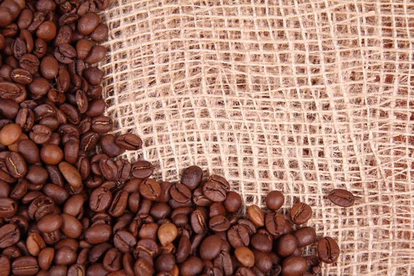 Kaffeebohnen Hintergrund — Stockfoto